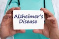 Alzheimers disease Alzheimer Alzheimer's ill illness healthy hea Royalty Free Stock Photo