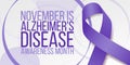 Alzheimers disease awareness month concept.