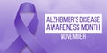 Alzheimers disease awareness month concept.