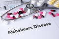 Alzheimers Disease concept Royalty Free Stock Photo