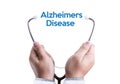 Alzheimers Disease concept , Brain degenerative diseases Parkin Royalty Free Stock Photo