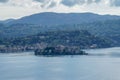 Alzo di Pella - 07/12/2020 : view of Orta Lake with San Giulio Isle