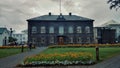 AlÃÂ¾ingishusid, the parlement and landmark of Reykjavik, Iceland