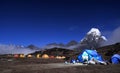 Ama Dablam base camp Royalty Free Stock Photo