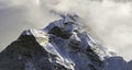 Ama Dablam Mountain Peak Cloudscape Dramatic Sky Nepal Himalaya Mountains Royalty Free Stock Photo