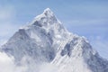 Ama Dablam Peak. Trek to Everest Base Camp Royalty Free Stock Photo