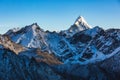 Ama Dablam view from Kala Patar Mount. Nepal Royalty Free Stock Photo