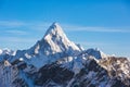 Ama Dablam view from Kala Patar Mount. Nepal Royalty Free Stock Photo