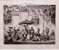 Ama Temple Portuguese Macao Vintage Treasure Auguste Borget Painting Antique Lithograph Print Planographic P. A. Desrosiers