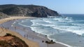 Amado beach in Western Algarve, Portugal