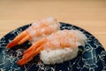 Amaebi sushi Royalty Free Stock Photo