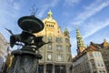 Amagertorv square in Copenhagen, Denmark