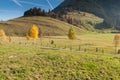 Amaing Autumn Landscape near mount Rigi and lake Luzerne, Alps Royalty Free Stock Photo