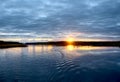 Amaizing cloudscape over the baltic sea, sunrise shot in Finland, Raasepori, Tammisaari, Ekenas