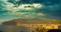 Amalfi Coast: Sorrento overlooking the Bay of Naples. Royalty Free Stock Photo
