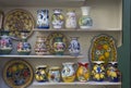 Amalfi hand painted ceramics Royalty Free Stock Photo