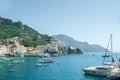 Amalfi Harbor Delights: Stunning Yachts, Ships, and Impressive Buildings, Italy
