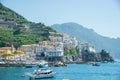 Amalfi Harbor Delights: Stunning Yachts, Ships, and Impressive Buildings, Italy