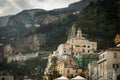 Amalfi scenic view, Sorrentine Peninsula of Italy Royalty Free Stock Photo