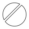 Amalgam Half Glyph Style vector icon which can easily modify or edit