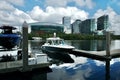 Amalie Arena and Waterfront Marina in Tampa Bay, Florida