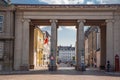 Amaliegade gate with Jonic Columns in Copenhagen, Denmark