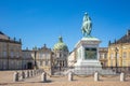 Amalienborg Palace in Copenhagen city, Denmark