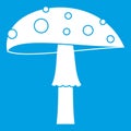 Amanita icon white