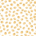 Amaranth seeds seamless pattern. Vector illustration of gluten free grains