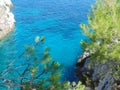 Amarantos cape on Skopelos island Royalty Free Stock Photo