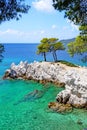 Amarantos Cape of Skopelos Island Royalty Free Stock Photo