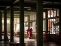 Amarapura, Mandalay, Myanmar - Peaceful morning in Mahagandhayon Monastery.