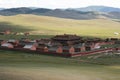 Amarbayasgalant Monastery in northern Mongolia. Royalty Free Stock Photo