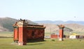 Amarbayasgalant Monastery in northern Mongolia. Royalty Free Stock Photo