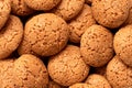 Amaretti biscuits background Royalty Free Stock Photo