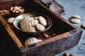 Traditional Amaretti biscuits