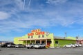 Exterior view of Area 51 Alien Center in Amargosa Valley, with c Royalty Free Stock Photo