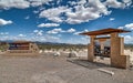 AMARGOSA VALLEY, NEVADA, UNITED STATES - Oct 03, 2018: Entrance sign; Ash Meadows National Wildlife Refuge