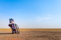 AMARILLO, TEXAS, USA - June 21, 2020 : Cadillac Ranch in Amarillo. Cadillac Ranch is a public art installation of old car wrecks Royalty Free Stock Photo