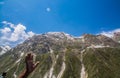 Amarnath pilgrim Royalty Free Stock Photo