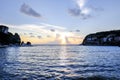 Amasra Cove at sunset Royalty Free Stock Photo