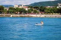 Amasra/Turkey-July 22 2018: Boats in Amasra beach