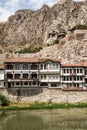 Amasya`s Old Traditional Houses near River, amaseia or amasia