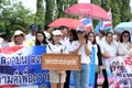 Amateur athletes from different groups in Pluak Daeng participated in the activity Royalty Free Stock Photo