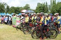 Amateur athletes from different groups in Pluak Daeng participated in the activity Royalty Free Stock Photo