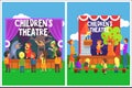 Amateur Children Theatre Performance Of A Fairy Tale