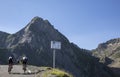 Amateur Cyclists on Col du Tourmalet - Tour de France 2018 Royalty Free Stock Photo