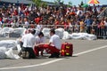 Amateur Motocross race accident near south Germany