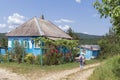 Amateur photographers in nature, surrounded by pets and insects on a sunny summer day, collecting photographic material for their