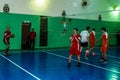 Amateur sports competitions in volleyball, the sports organizations and the Russian Orthodox Church in Gomel region of Belarus.